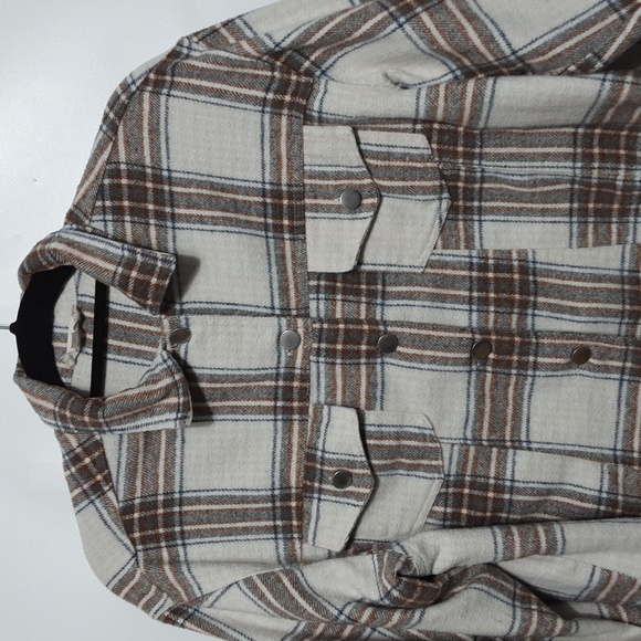 Altar'd State Long Sleeve Button Front Crop Jacket - Picture 4 of 10